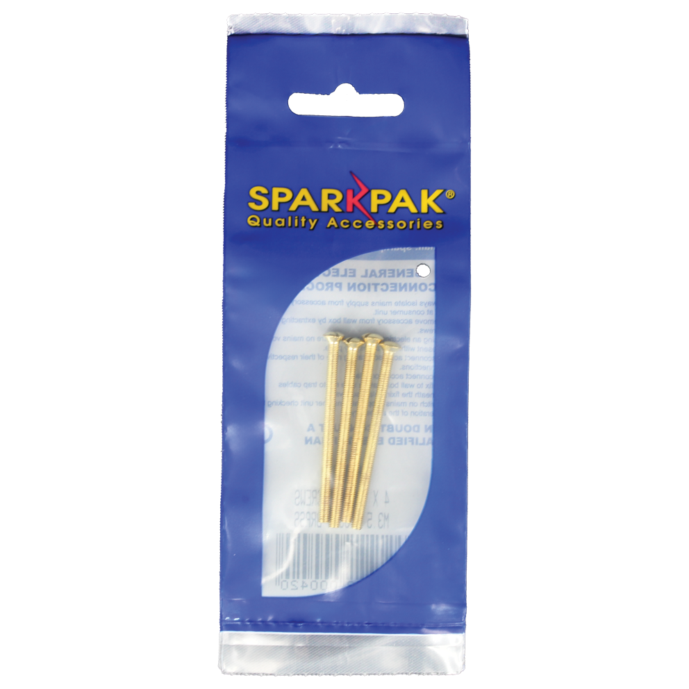 3.5 x 50mm Brass Screws